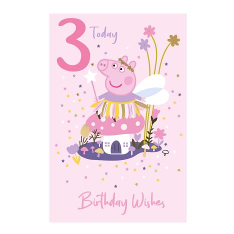 3 Today Peppa Pig 3rd Birthday Card £1.89